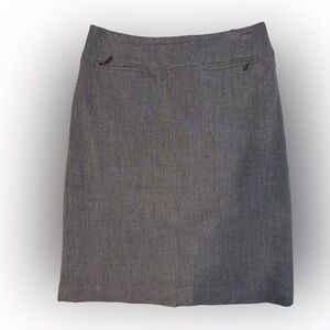 Apostrophe Sz 4 Gray Women's Pencil Skirt